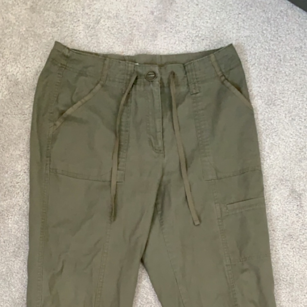 Olive green cargo pants
